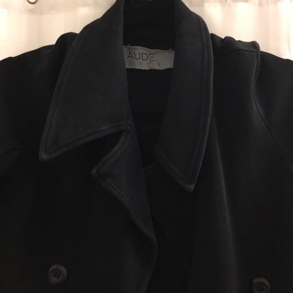 Black blazer made is sweatshirt material by Aude - Picture 3 of 5